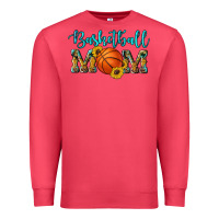 Cardinal western leopard camouflage sunflowers glitter mom basketball Premium Sweatshirt - Artiststas