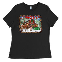 Black Christmas on the farm Ladies Tee - RanaPortraitStore