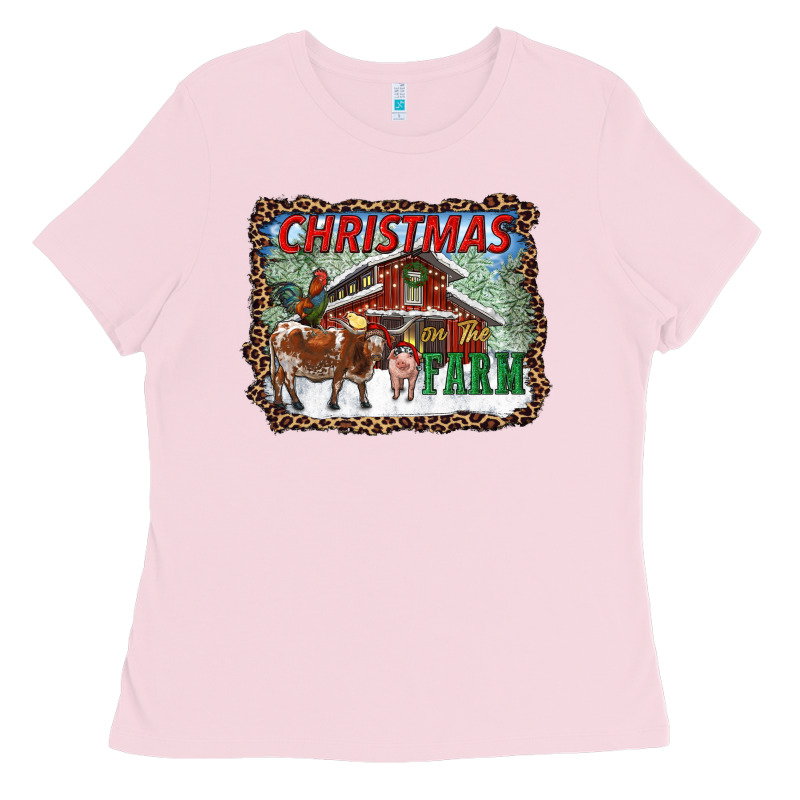 Christmas On The Farm Ladies Tee by RanaPortraitStore | Teevron