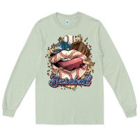 Matcha Baseball lips Long Sleeve Tee - HowdyJamesFarm