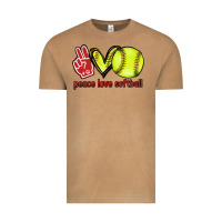 Vintage Camel Peace love Softball Vintage Tee - HowdyJamesFarm