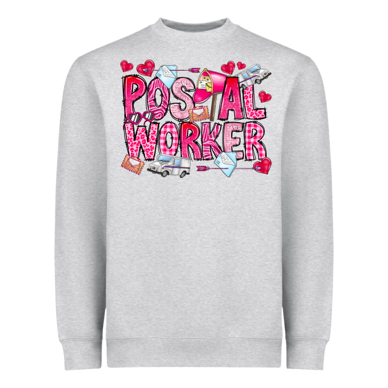 Postal Worker Heavyweight Sweatshirt by CowhideDigitalArt | Teevron
