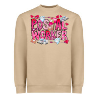 Mushroom Postal Worker Heavyweight Sweatshirt - CowhideDigitalArt