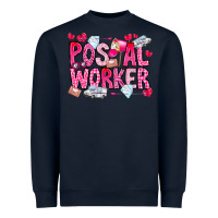 Navy Postal Worker Heavyweight Sweatshirt - CowhideDigitalArt