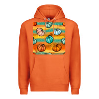 Carrot Pumpkin And Glitter Seamless Pattern Premium Hoodie - BundleAndBundleShop