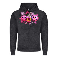 Vintage Black pink christmas Vintage Hoodie - CowGirlArtShop