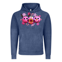 Vintage Denim pink christmas Vintage Hoodie - CowGirlArtShop
