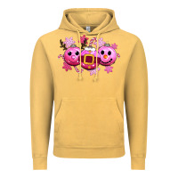 Vintage Mustard pink christmas Vintage Hoodie - CowGirlArtShop