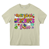 Everyone Deserves Love Heavy Core Tee | Teevron