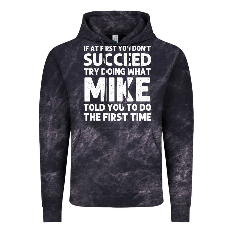 Mike Gift Name Personalized Birthday Funny Christmas Joke Vintage Hoodie by minhPixels | Teevron