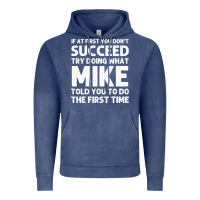Vintage Denim mike gift name personalized birthday funny christmas joke Vintage Hoodie - minhPixels