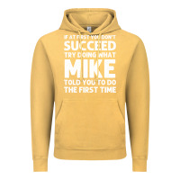 Vintage Mustard mike gift name personalized birthday funny christmas joke Vintage Hoodie - minhPixels