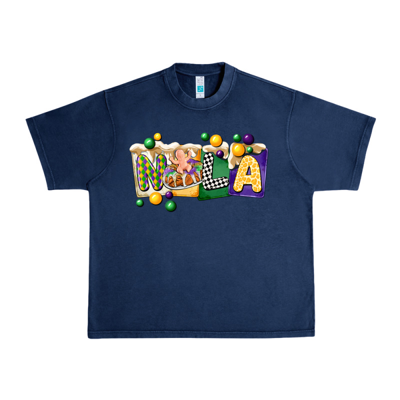 Nola Cake Mardi Gras Urban Heavy Tee by CowGirlArtShop | Teevron