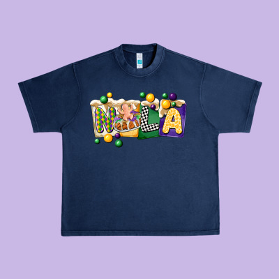 Nola Cake Mardi Gras Urban Heavy Tee Designed By Cowgirlartshop