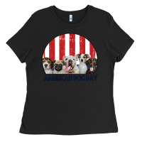 Black American Dog Day Ladies Tee - Bettercallsaul