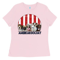 Bubblegum Pink American Dog Day Ladies Tee - Bettercallsaul