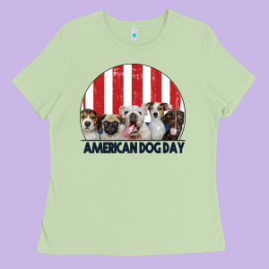 American Dog Day Ladies Tee Designed By Bettercallsaul