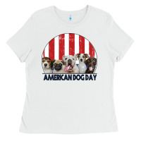 White American Dog Day Ladies Tee - Bettercallsaul
