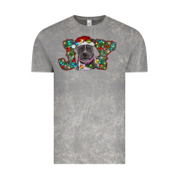 Cloud Rock Christmas Pitbull Joy Vintage Tee - RanaPortraitStore