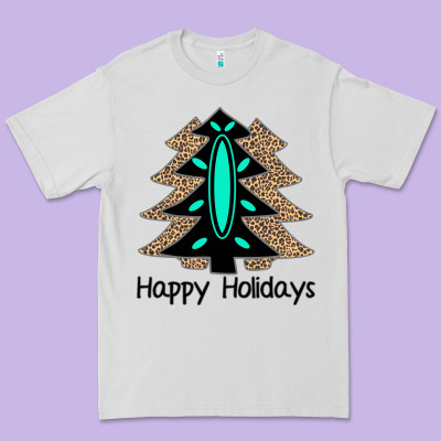 Happy Holidays Tree Premium Tee Designed By Bettercallsaul