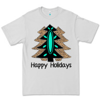 Dove Grey Happy Holidays Tree Premium Tee - Bettercallsaul