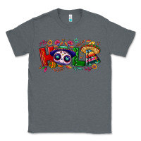 Charcoal Heather Hola Cinco De Mayo Classic Tee - NancyCooperArtShop