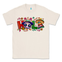 Natural Hola Cinco De Mayo Classic Tee - NancyCooperArtShop