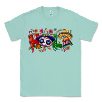 Seafoam Hola Cinco De Mayo Classic Tee - NancyCooperArtShop
