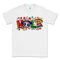 White Hola Cinco De Mayo Classic Tee - NancyCooperArtShop