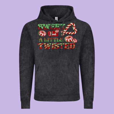 Sweet But A Little Twisted Vintage Hoodie Designed By Cowgirlartshop