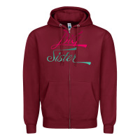 Big Sister Love Big Sis Gift Ba Zipper Hoodie | Teevron