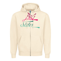 Sandshell Big Sister love Big Sis Gift ba Zipper Hoodie - minhPixels