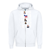 White The Good The Bad The Ugly The Stupid The Idiot Politics TShirt Zipper Hoodie - minhPixels