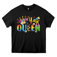 Black yas queen Heavy Core Tee - Artiststas