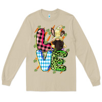 Mushroom Love Easter gnome Easter Day Long Sleeve Tee - CowGirlArtShop