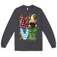 Smoke Love Easter gnome Easter Day Long Sleeve Tee - CowGirlArtShop