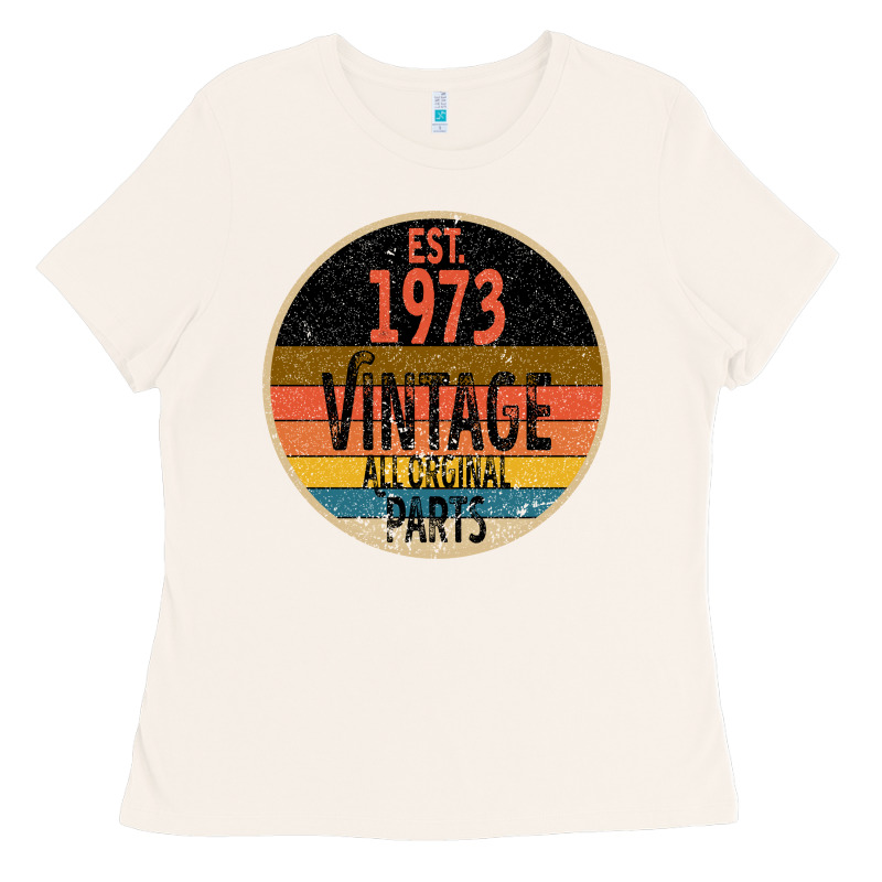 Est 1973 Vintage All Original Parts Ladies Tee by Bettercallsaul | Teevron