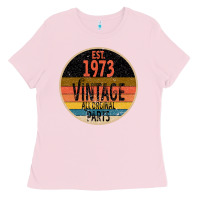 Bubblegum Pink Est 1973 Vintage All Original Parts Ladies Tee - Bettercallsaul