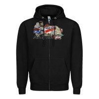 Black mom of both Zipper Hoodie - SublimationCraftShop