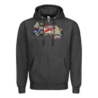 Charcoal Heather mom of both Zipper Hoodie - SublimationCraftShop