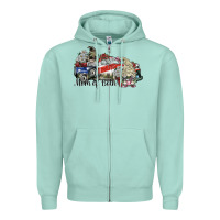 Seafoam mom of both Zipper Hoodie - SublimationCraftShop
