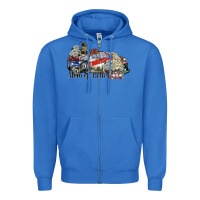 True Royal mom of both Zipper Hoodie - SublimationCraftShop