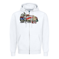 White mom of both Zipper Hoodie - SublimationCraftShop