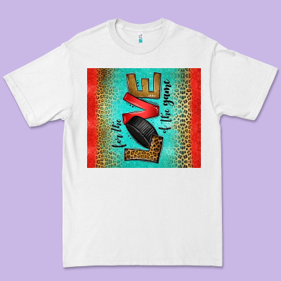 For The Love Of The Game Ice Hockey Premium Tee Designed By Jasminsmagicworld