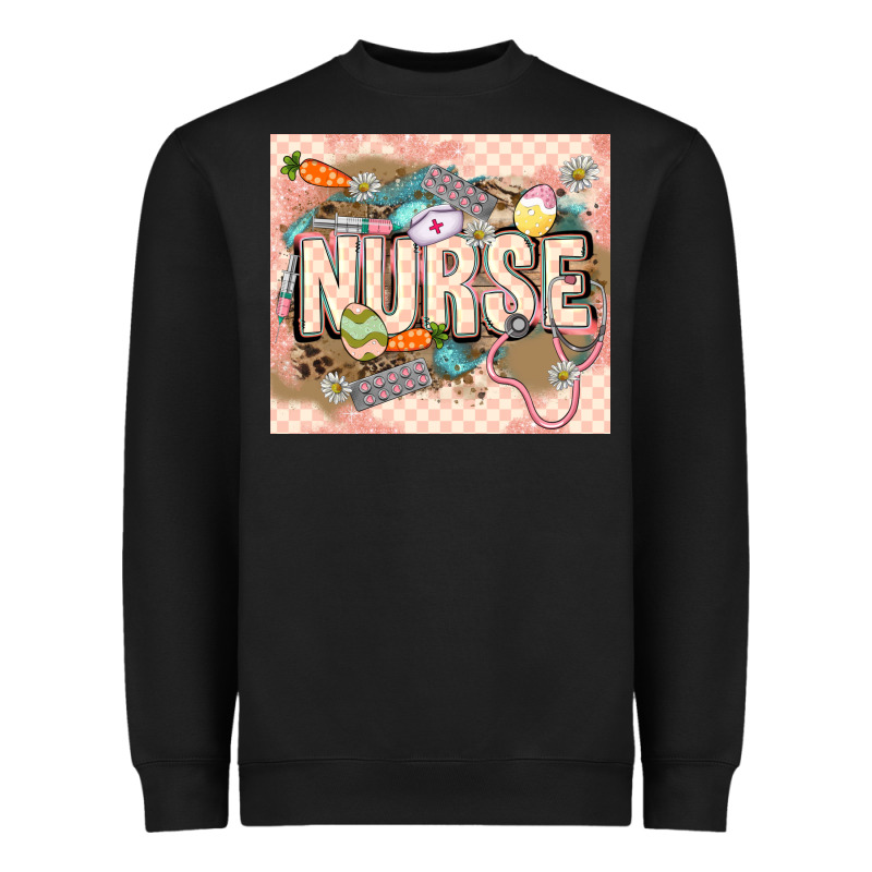 Easter Nurse Heavyweight Sweatshirt by LillyAllenDesigns | Teevron