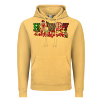 Vintage Mustard howdy christmas gingerman bread with cowboy Vintage Hoodie - CowGirlArtShop