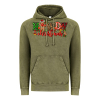 Vintage Olive howdy christmas gingerman bread with cowboy Vintage Hoodie - CowGirlArtShop