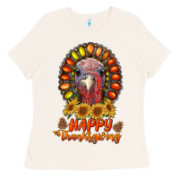 Bone happy thanksgiving gemstone Ladies Tee - RanaPortraitStore
