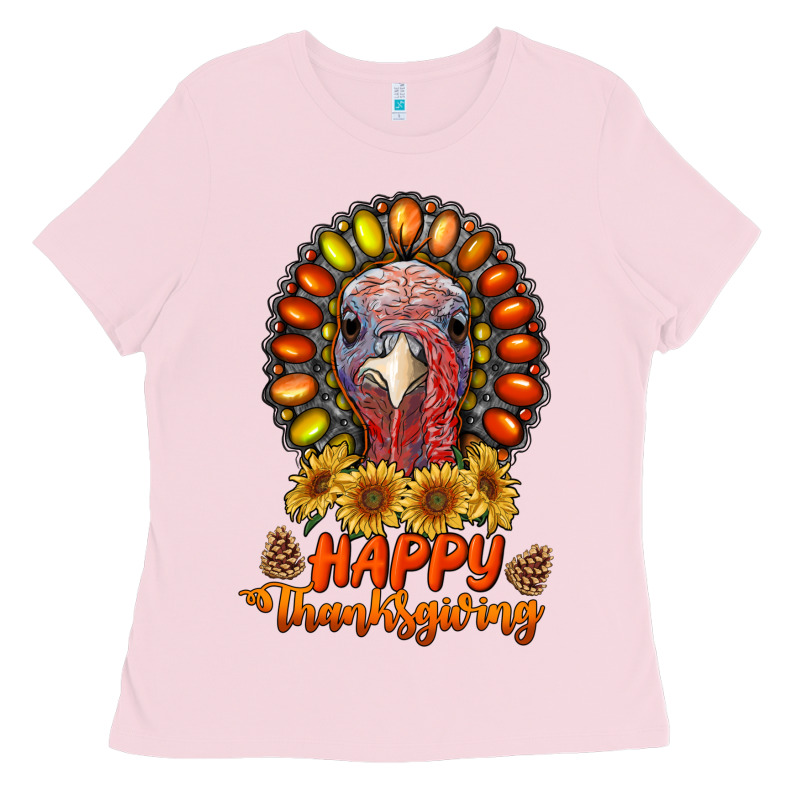 Happy Thanksgiving Gemstone Ladies Tee by RanaPortraitStore | Teevron