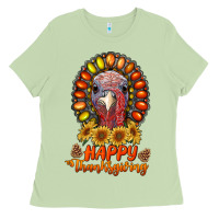 Matcha happy thanksgiving gemstone Ladies Tee - RanaPortraitStore